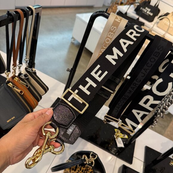 MARC JACOBS Logo Webbing Strap (Bag Belt) 2 inch $95 - Picture 1 of 11